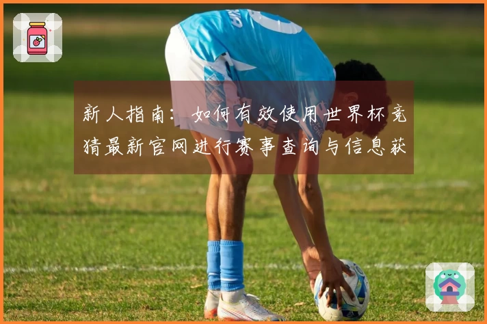 新人指南：如何有效使用世界杯竞猜最新官网进行赛事查询与信息获取
